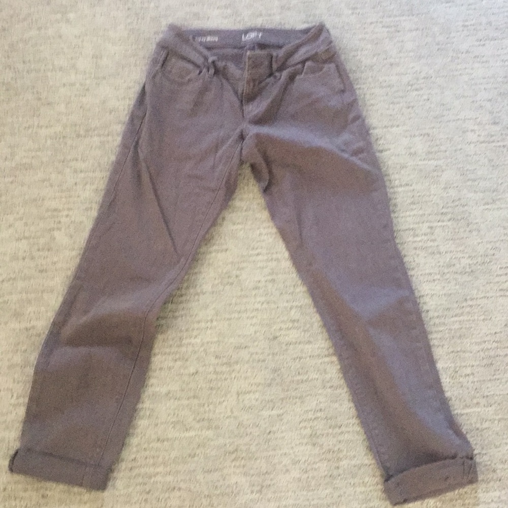 Taupe/light brown loft jeans
